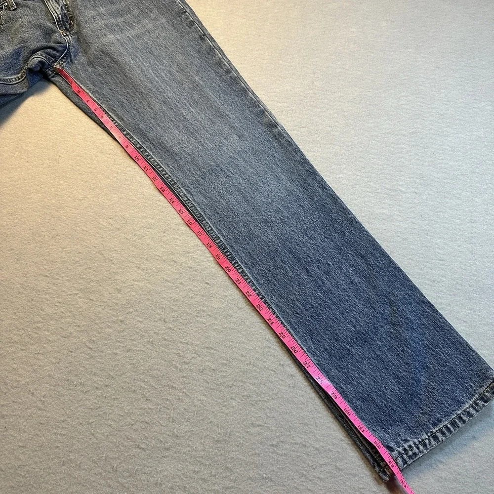 Rockies Vintage 90s Low Rise Straight Leg Jeans Light Wash Denim Rodeo Womens 7